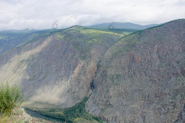 美丽的风景高的<strong>石头山</strong>阿尔泰语俄罗斯帝国