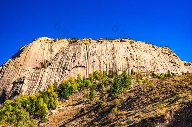 新疆科科托海地质的公园年长的宏大的峡谷风景优美的Argentina阿根廷