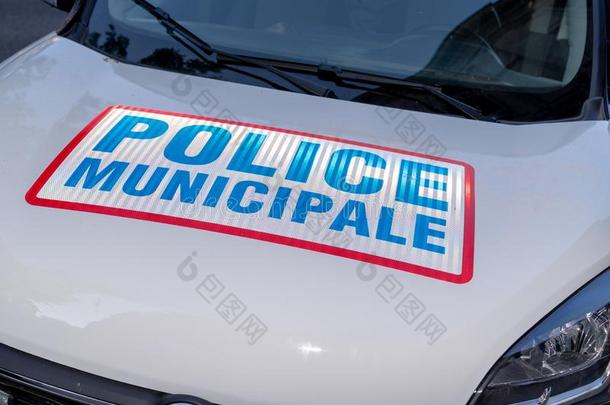 汽车警察部门市政府方法采用法国的市的警察部门车辆