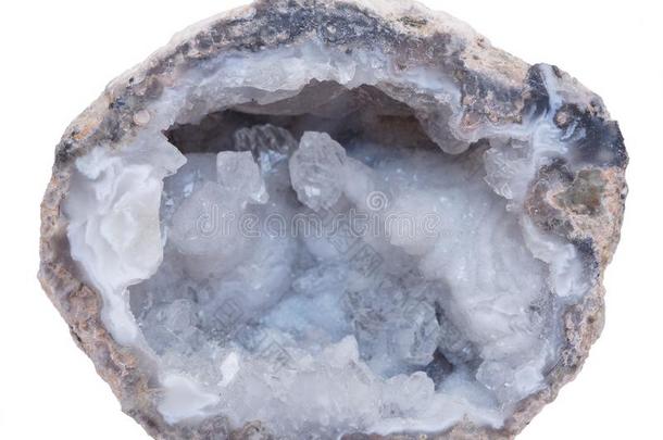 石英水晶里面的一晶洞