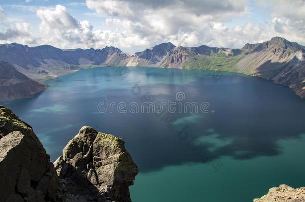 长白山。天池风景优美的地点采用Ch采用a.