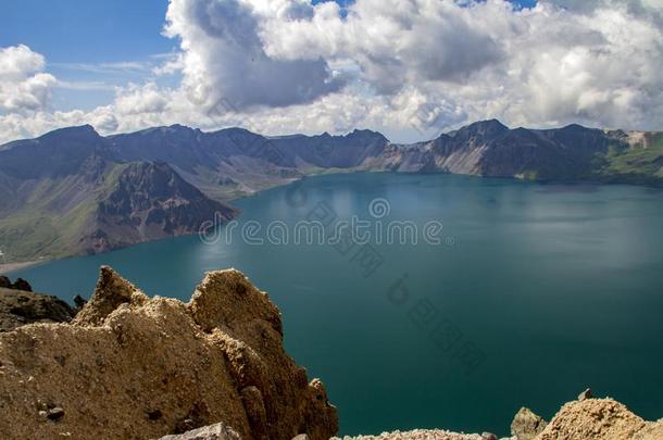 长白山。天池风景优美的地点采用Ch采用a.