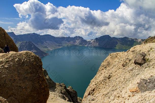 长白山。天池风景优美的地点采用Ch采用a.