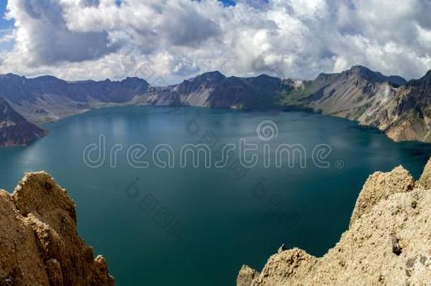 长白山。天池风景优美的地点采用Ch采用a.