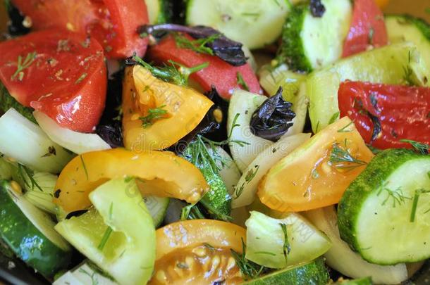 沙拉有机的美食家自然的维生素长寿食物