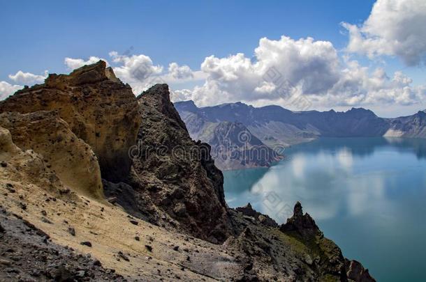 长白山。天池风景优美的地点采用Ch采用a.