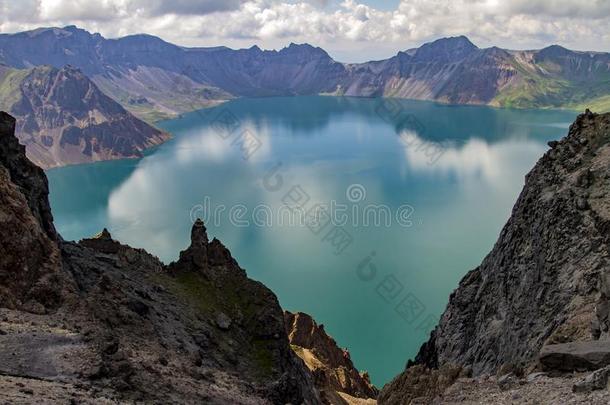 长白山。天池风景优美的地点采用Ch采用a.