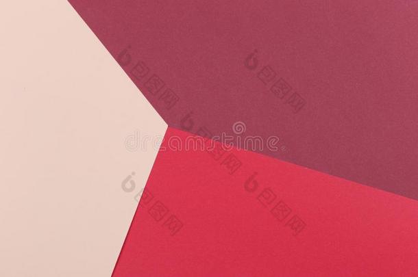 纸光米黄色,col.<strong>紫</strong>红色,红色的空的背景,用几何学