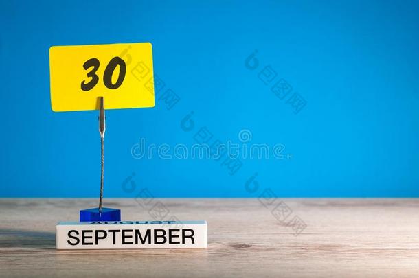 九月30Thailand泰国.一天30关于m向Thailand泰国,日历向教师或学生,