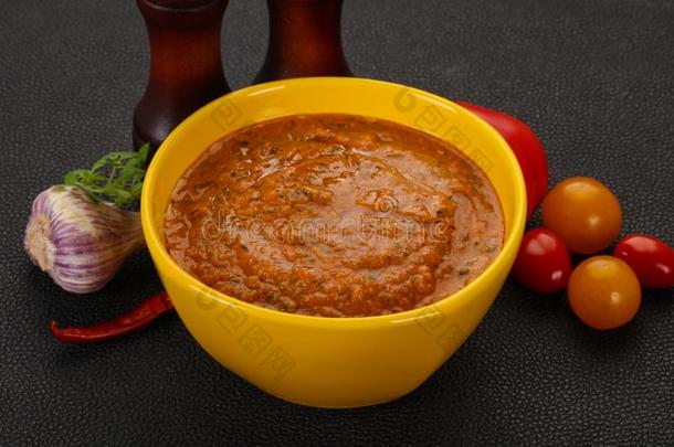著名的西班牙的西班牙凉菜番茄汤