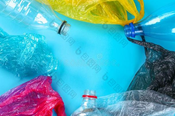 用过的塑料制品瓶子和袋为再<strong>循环</strong>,观念的.零度warmair热<strong>空气</strong>