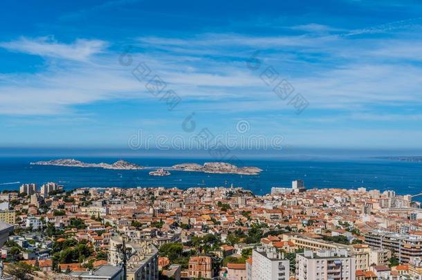 马赛法国旅行全景画城镇城市