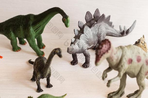 <strong>塑料</strong>制品恐龙轮廓关于灭绝的古代的<strong>生物</strong>和好感