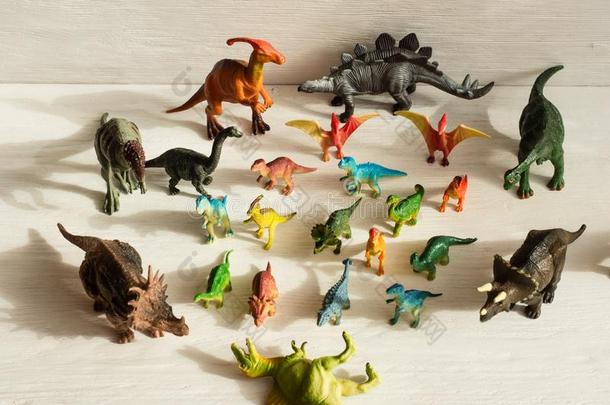 塑料制品恐龙轮廓关于灭绝的古代的生物和好感