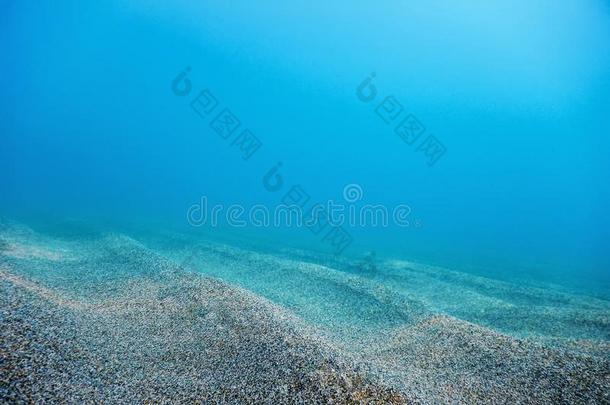 沙的海底部在<strong>水中</strong>的背景,在<strong>水中</strong>的蓝色洋