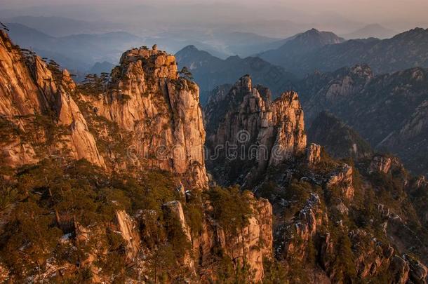 指已提到的人猴子岩表指已提到的人世界,黄山国家的公园,中国