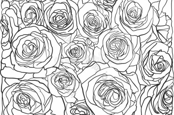以线接穿粗厚花布而成的花边和装饰关于<strong>玫瑰花</strong>瓣.