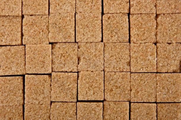 背景质地模式关于棕色的食糖立方形的东西