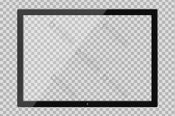 televisi向电视机屏幕和玻璃反映向透明的背景.televisi向电视机=moment