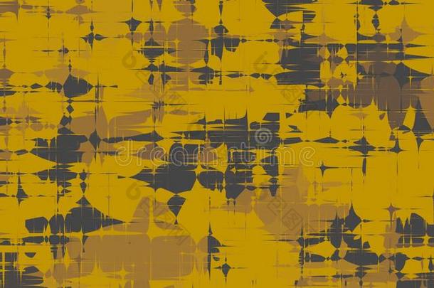抽象的墙绘画富有色彩的背景和黄色的impressiv