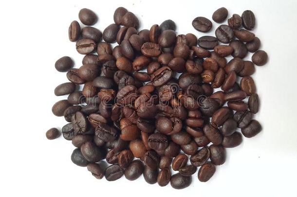 咖啡豆豆.弗雷咖啡豆.热的咖啡豆