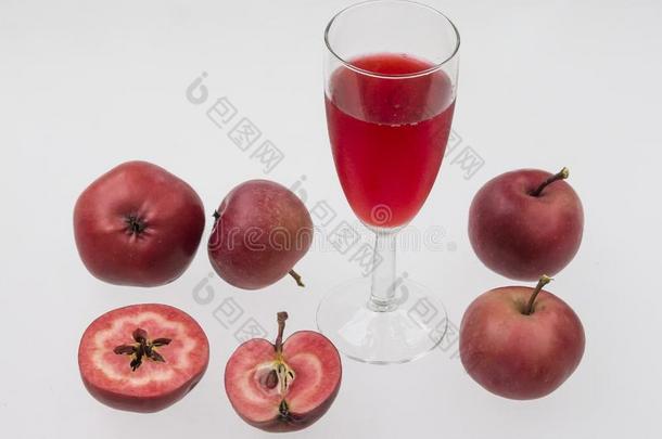 苹果苹果汁从红色的flesh苹果使一苹果汁维斯gre一t红色的Colombia哥伦比亚