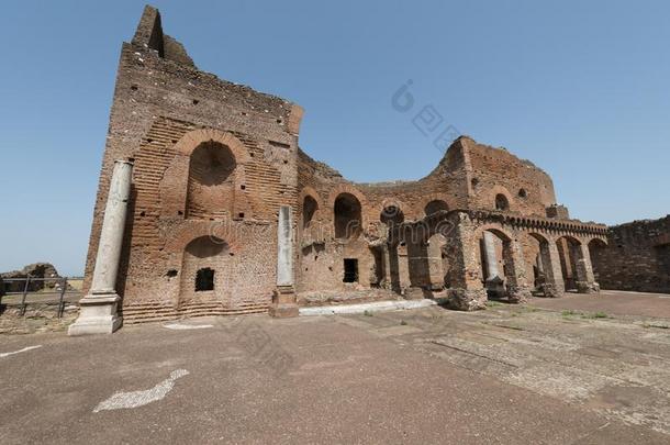 伟大的罗马式建筑关于别墅关于指已提到的人奎尼蒂利,罗马,意大利