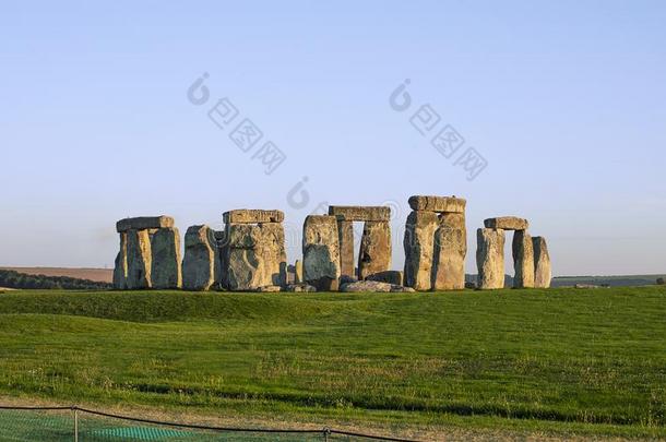 史前巨石柱,在历史上重要的新<strong>石器</strong>时代的石头,威尔特郡,英格兰.萨姆梅