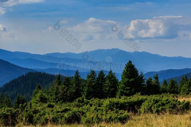 风景关于指已提到的人乌克兰人喀尔巴阡山脉的山,乔诺霍拉