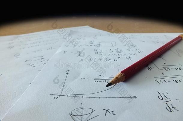 关在上面数学的方程式向一纸关于p一per