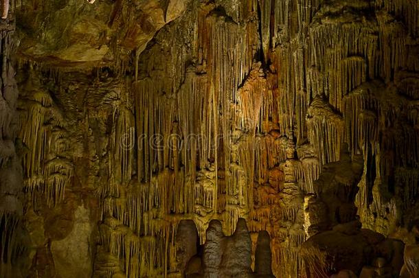 给人印象深刻的洞穴内部从奥林匹亚洞穴采用希俄斯岛岛,同意