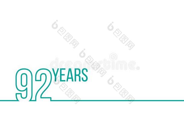 <strong>92</strong>年<strong>周年纪念</strong>日或生日.直线的梗概制图学.aux.能够英语字母表的第2个字母