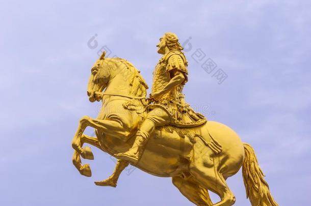指已提到的人戈登纳德国骑兵-金色的骑手,德累斯顿,萨克森法兰绒