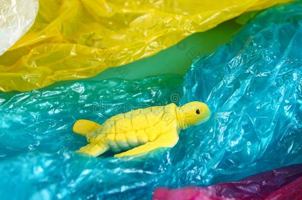 塑料制品污染采用洋问题.海龟塑料制品袋.ecological生态学的