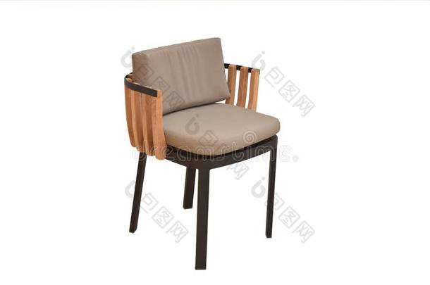 单一的椅子家具和混合材料