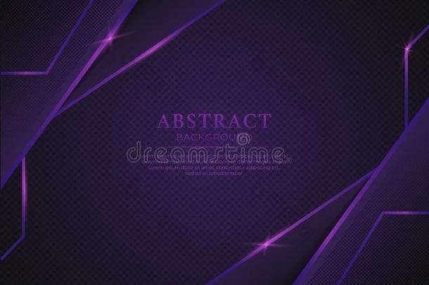 奢侈抽象的紫色的背景和发光的紫色的线条