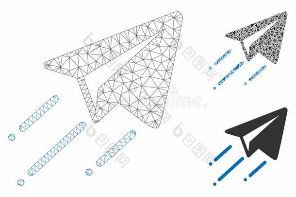 自由作家飞行矢量网孔金属丝框架模型和三角形methodsforoptimizationandsubjectiveassessme