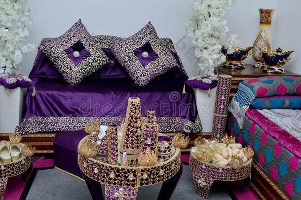 摩洛哥的赠品类型为婚礼.传统的摩洛哥的婚礼.
