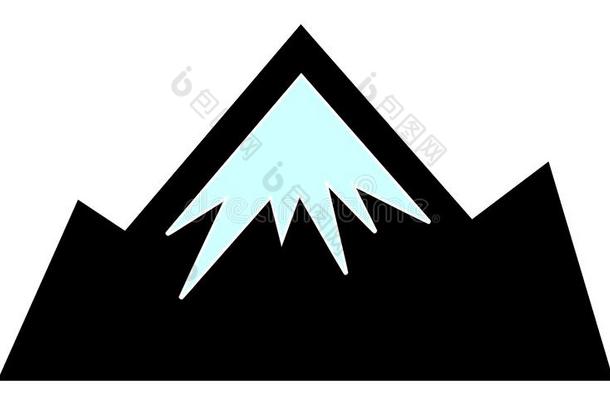 <strong>矢量</strong>平的<strong>雪山</strong>偶像