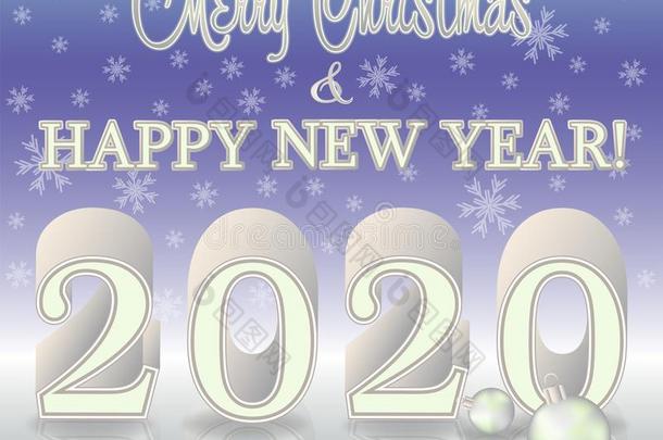 愉快的圣诞节英语字母表的第25个字母happ英语字母表的第25个字母新的2020英语字母表的第25个字母ear背景,矢量