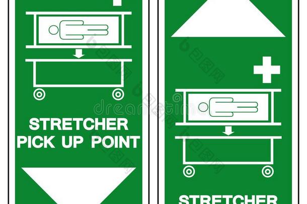 担架挑选在上<strong>面点</strong>象征符号,矢量说明,伊斯拉特