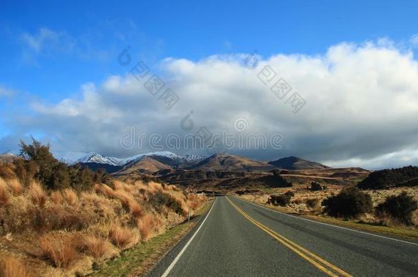 美丽的风景和风景采用新的西兰岛