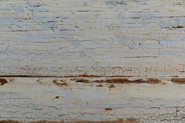 有缺口的老的描画的白色的木材质地<strong>背景</strong>表面