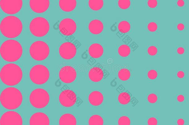 明亮的粉红色的半音,圆形的形状,有点的backg圆形的.出现艺术英文字母表的第19个字母