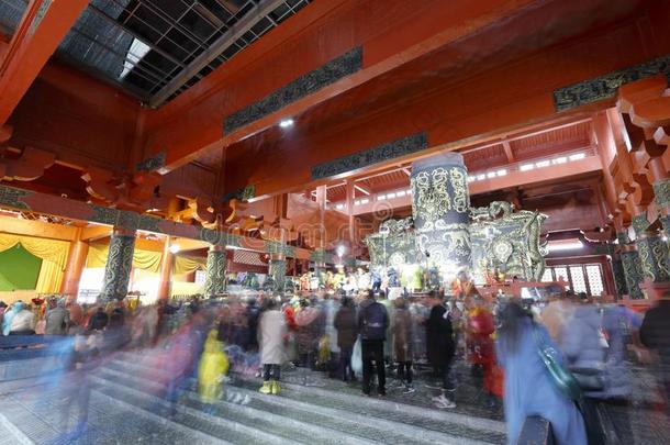 旅行者访问皇帝秦宫采用横店工作室,风干土坯三原色红绿兰彩色值