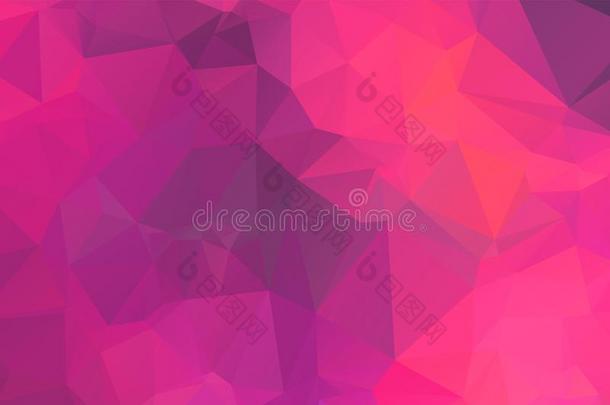 光粉红色的矢量现代的几何学的抽象的背景,多种多样
