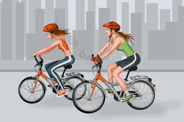 骑脚踏车兜风女孩和女孩s,骑自行车的人,骑自行车的人女孩,骑自行车的人女孩s,speciality专业