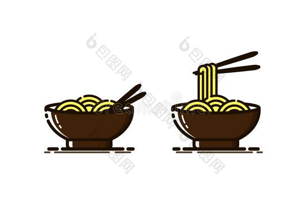 面条和筷子采用MBE方式