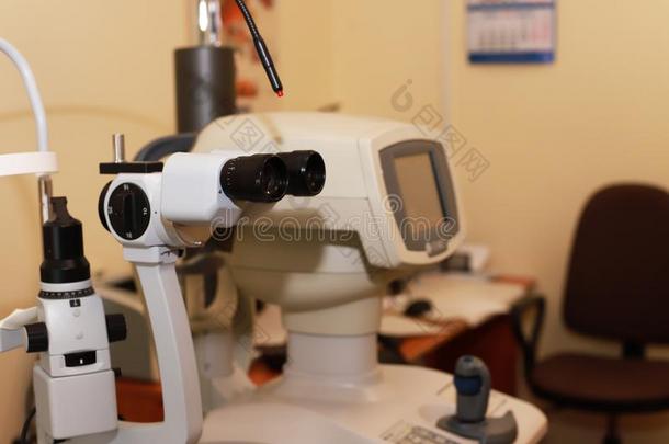 折射计眼睛试验机器采用眼科学.现代的眼科