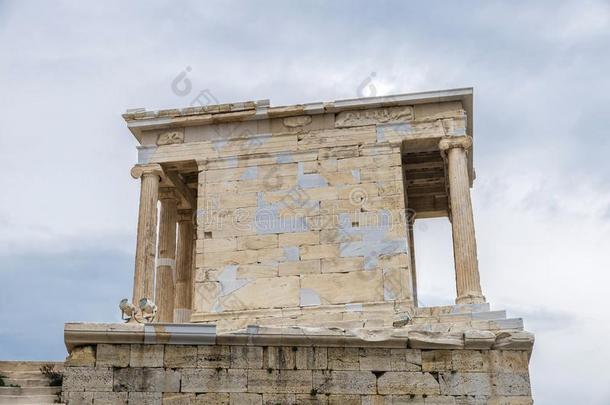 庙关于雅典娜<strong>耐克</strong>向指已提到的人古希腊城市的卫城关于A指已提到的人ns,希腊